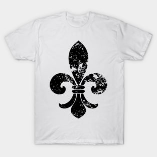 Painted Fleur de lis ( Mardi Gras ) T-Shirt